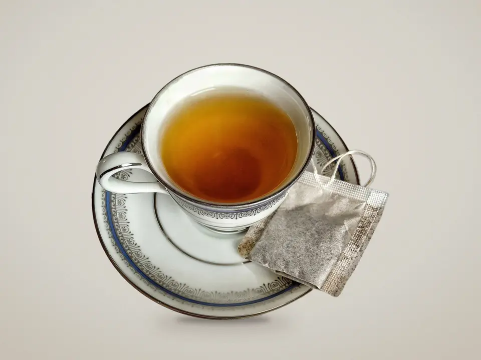 Tasse d'infusion avec son sachet